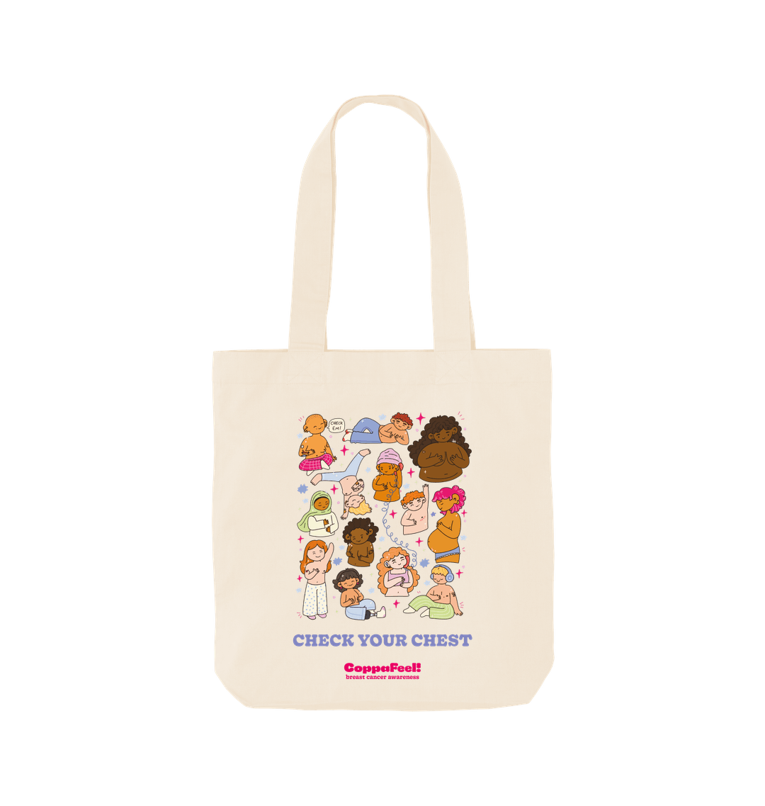 Natural Printed Bag Front