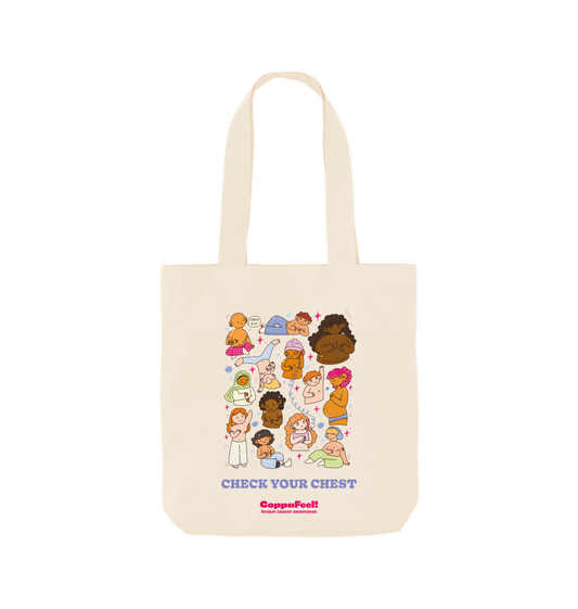 Natural Printed Bag Front