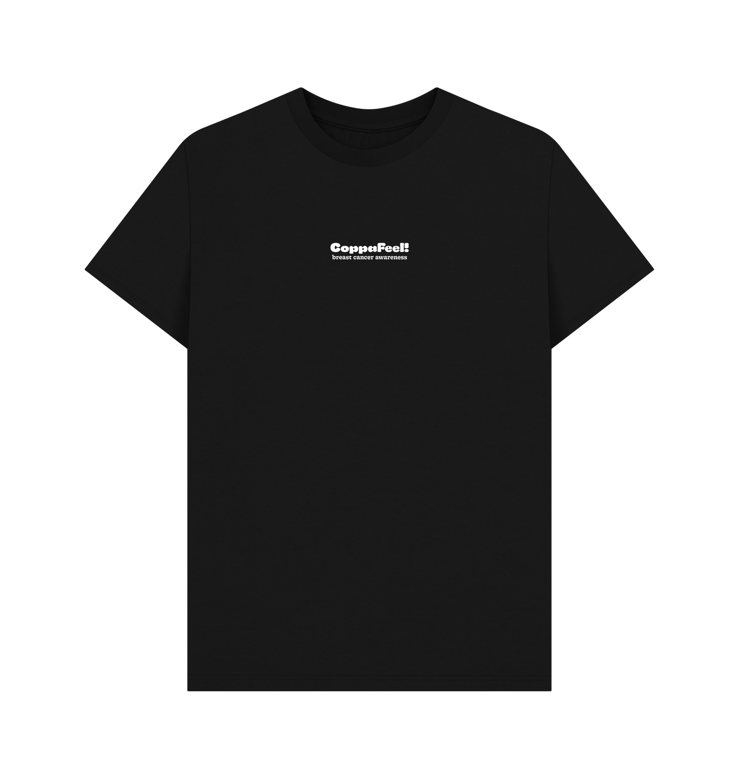 Black Printed T-shirt Front