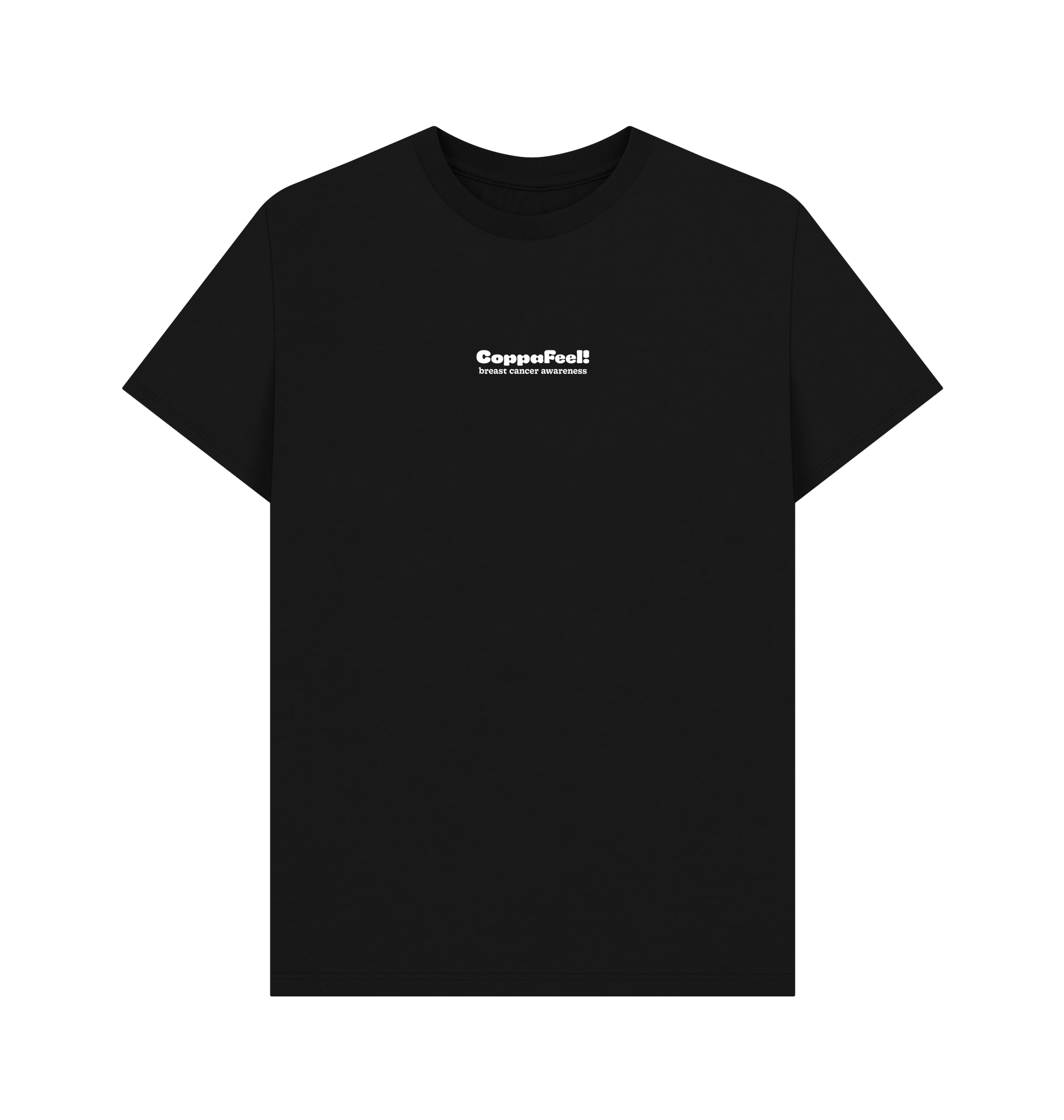 Black Printed T-shirt Front