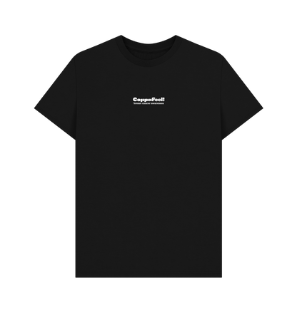 Black Printed T-shirt Front