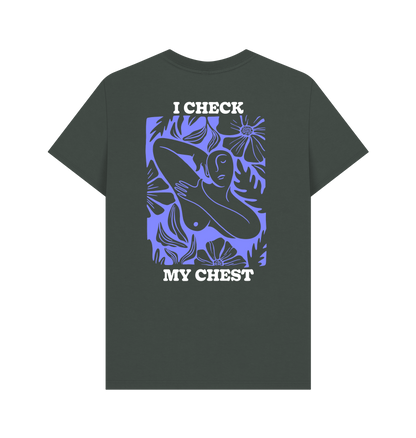 Dark Grey Printed T-shirt Back