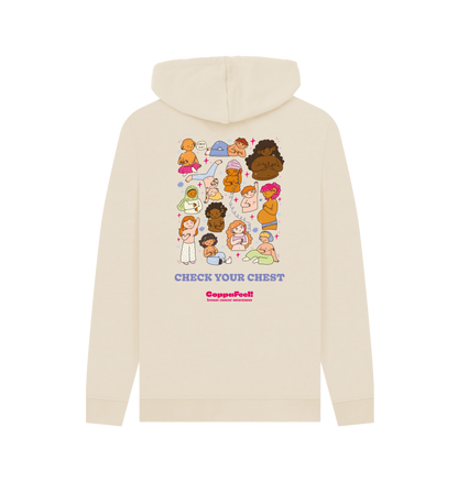 Oat Printed Hoody Back