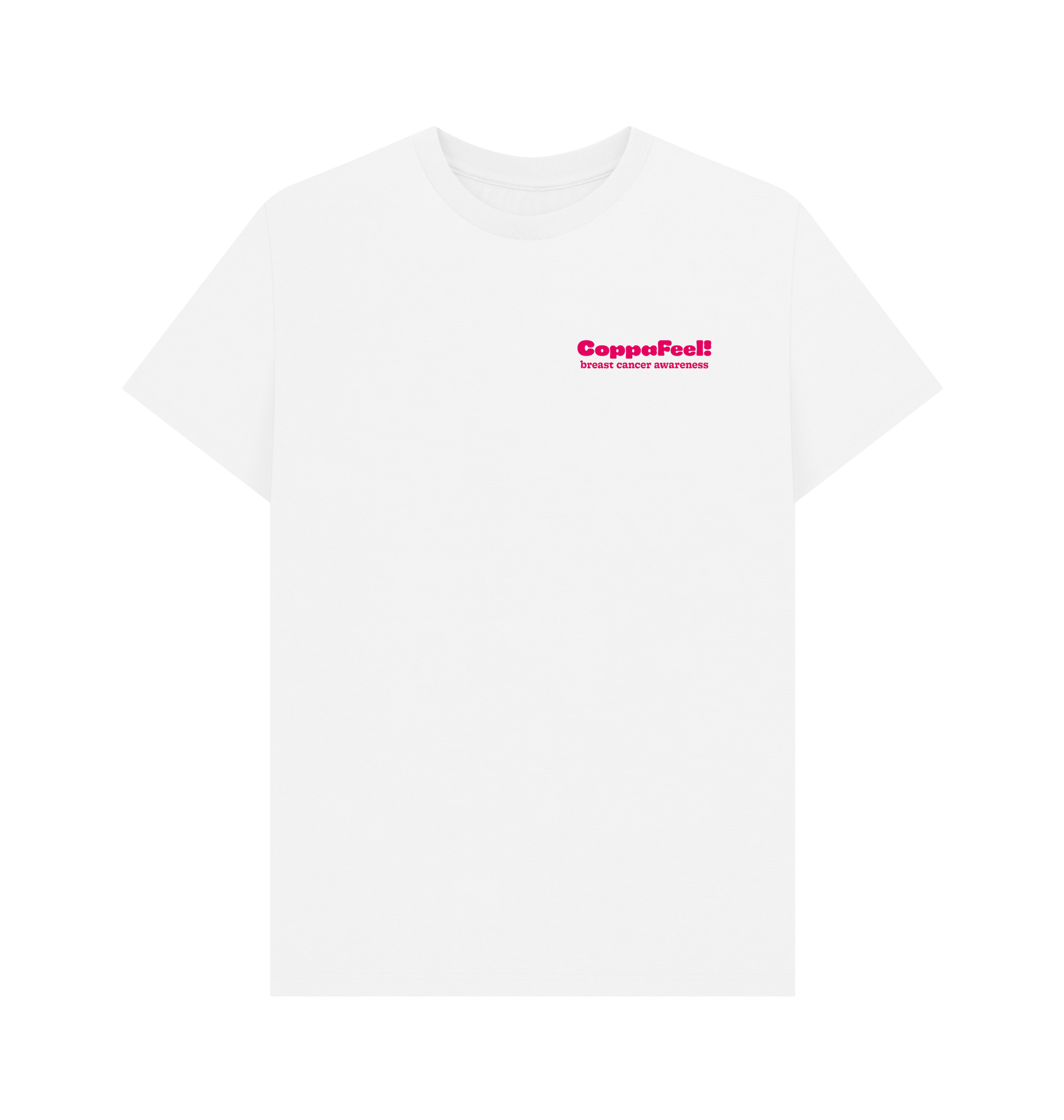 White Printed T-shirt Front